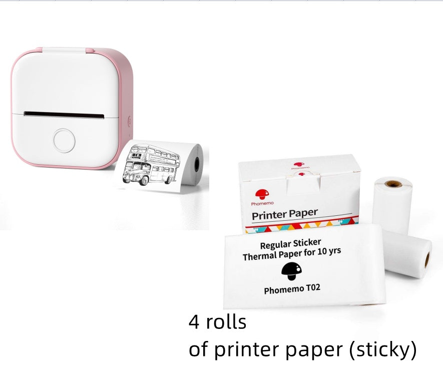 Portable Mini Thermal Label Printer - Jrw solutions