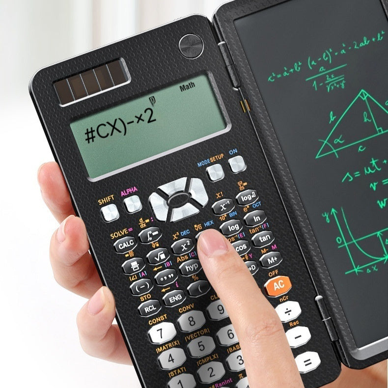 Foldable 2-in-1 Scientific Calculator with Handwriting Tablet Learning Function - Jrw solutions