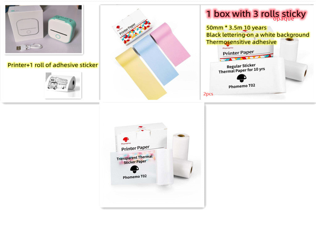 Portable Mini Thermal Label Printer - Jrw solutions