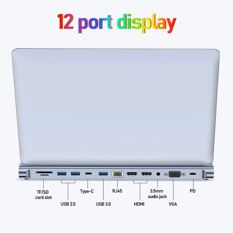 MST Hub USB-C Docking Station with Dual HDMI - Jrw solutions