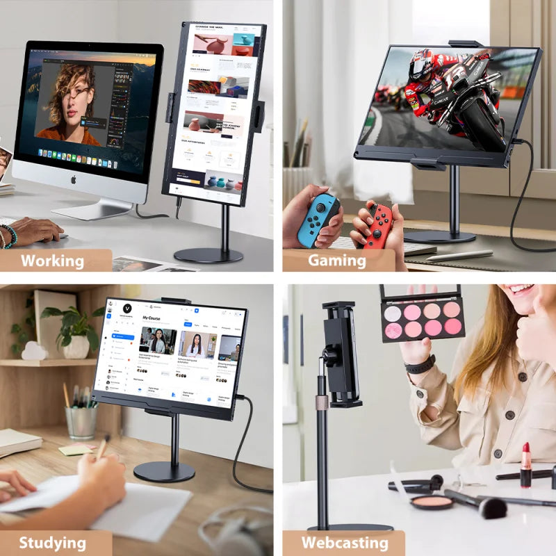 Adjustable Monitor Portable Holder Bracket Stand - Jrw solutions