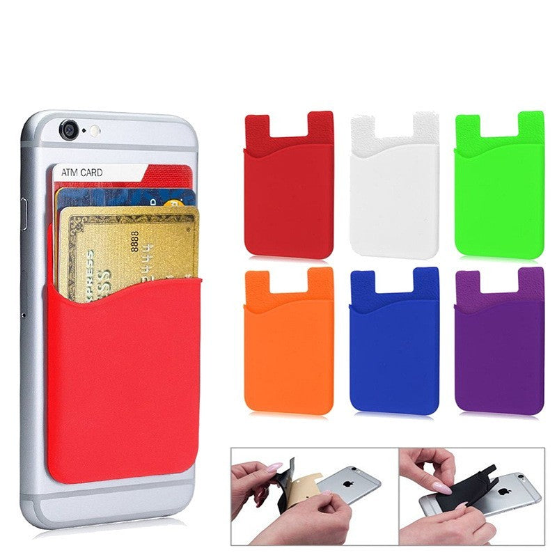 Silicone Mobile Phone Back Pasted Card Holder - Jrw solutions